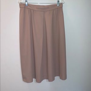Solid rose colored skirt